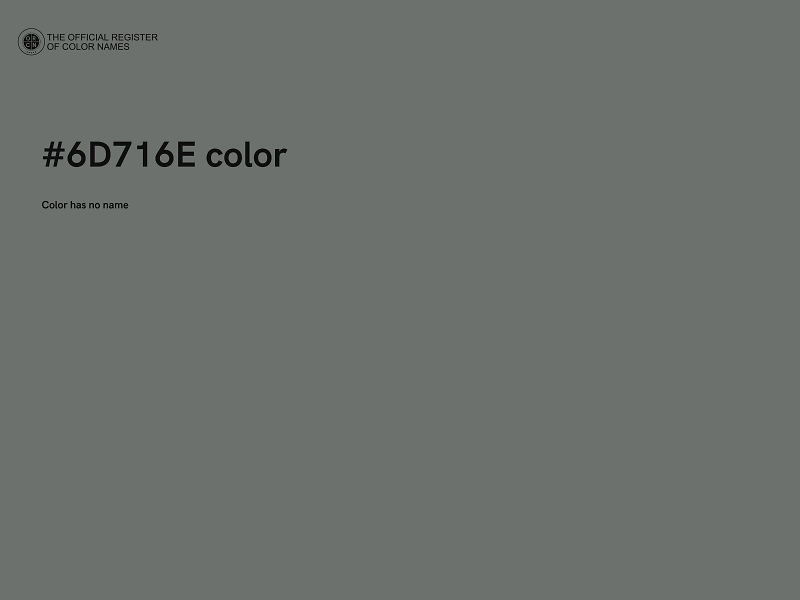 #6D716E color image