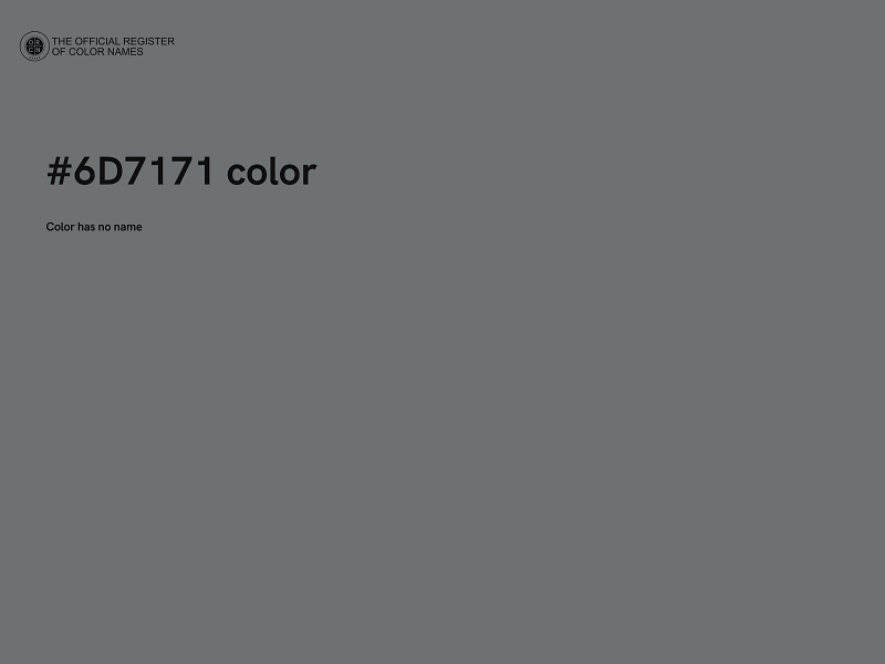 #6D7171 color image