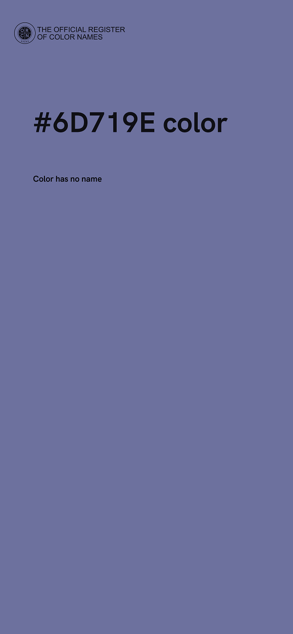 #6D719E color image