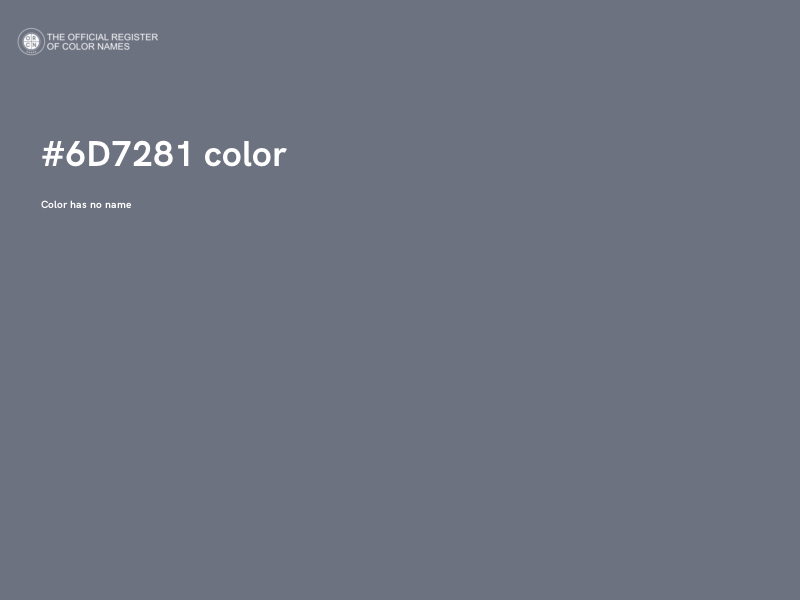 #6D7281 color image