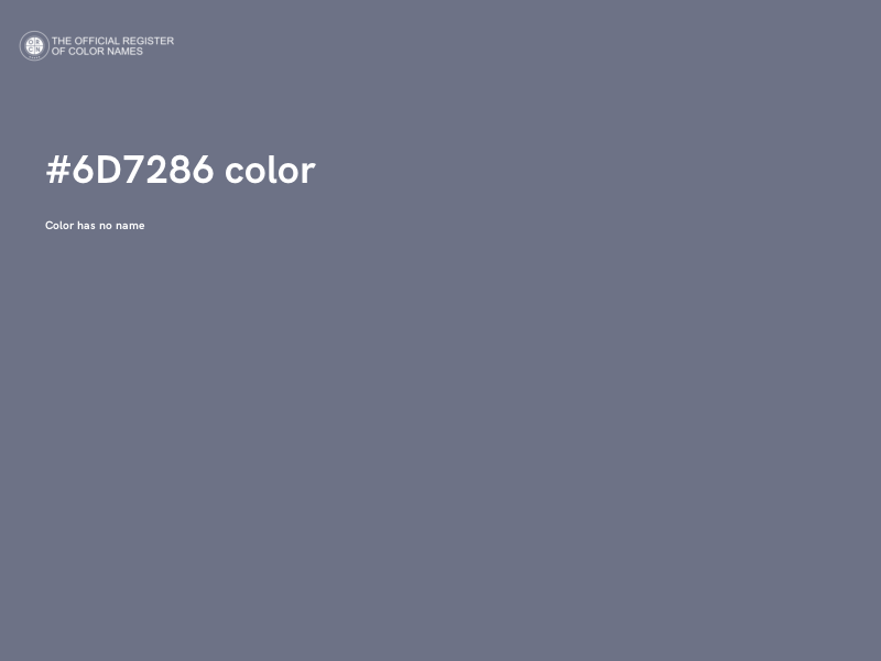 #6D7286 color image