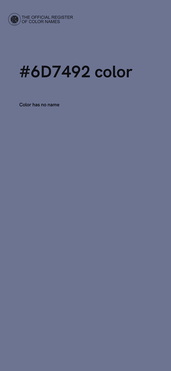 #6D7492 color image