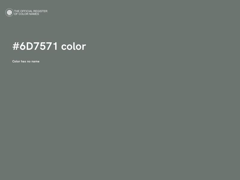 #6D7571 color image