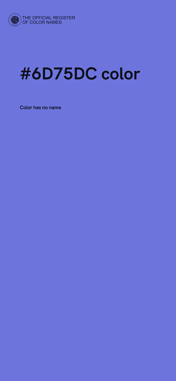 #6D75DC color image