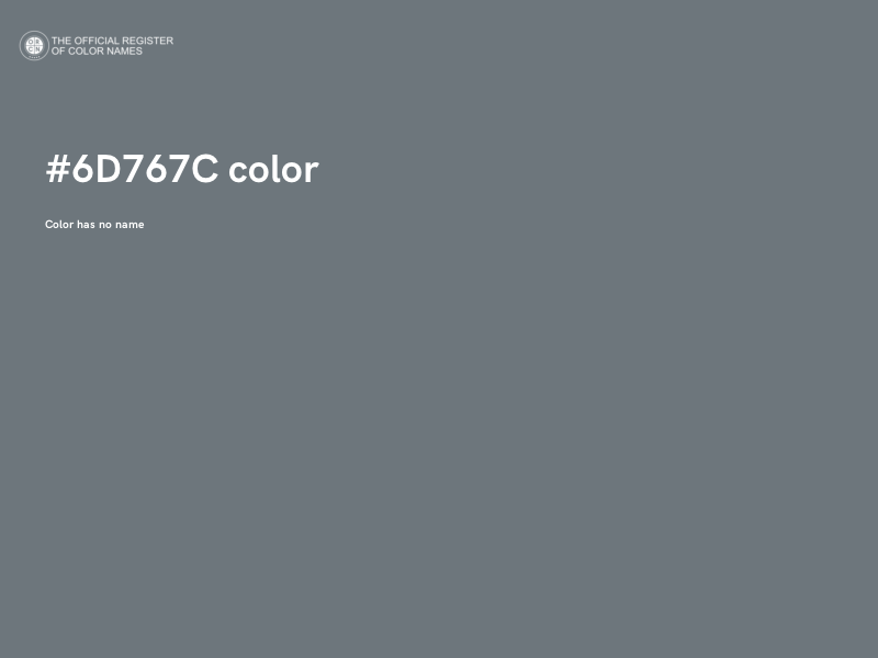 #6D767C color image