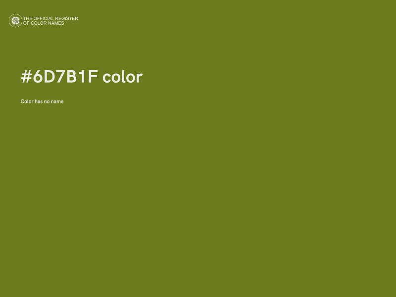 #6D7B1F color image