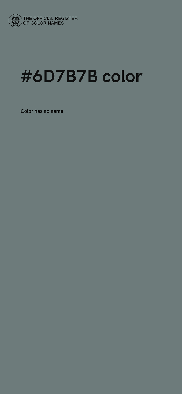 #6D7B7B color image