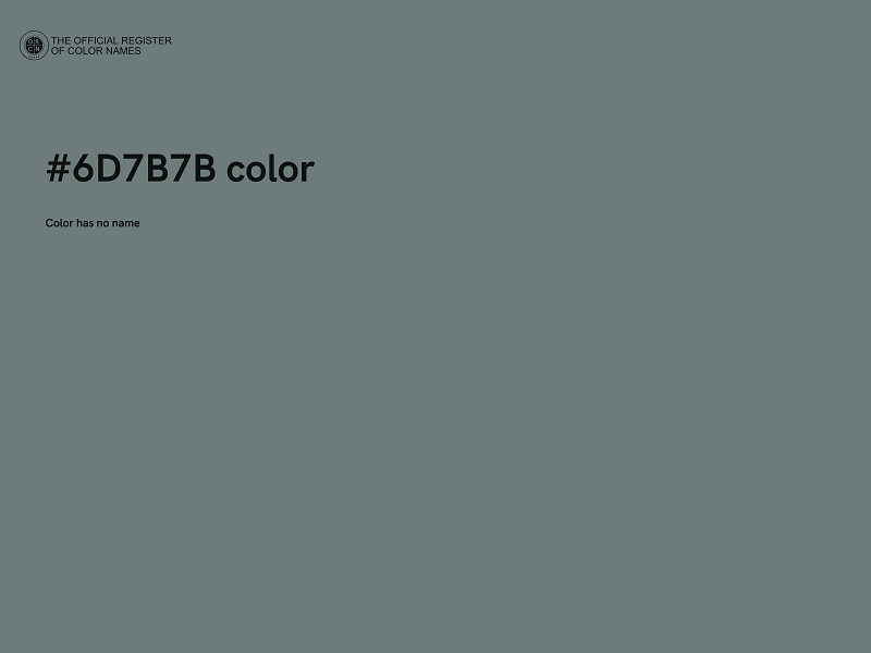 #6D7B7B color image