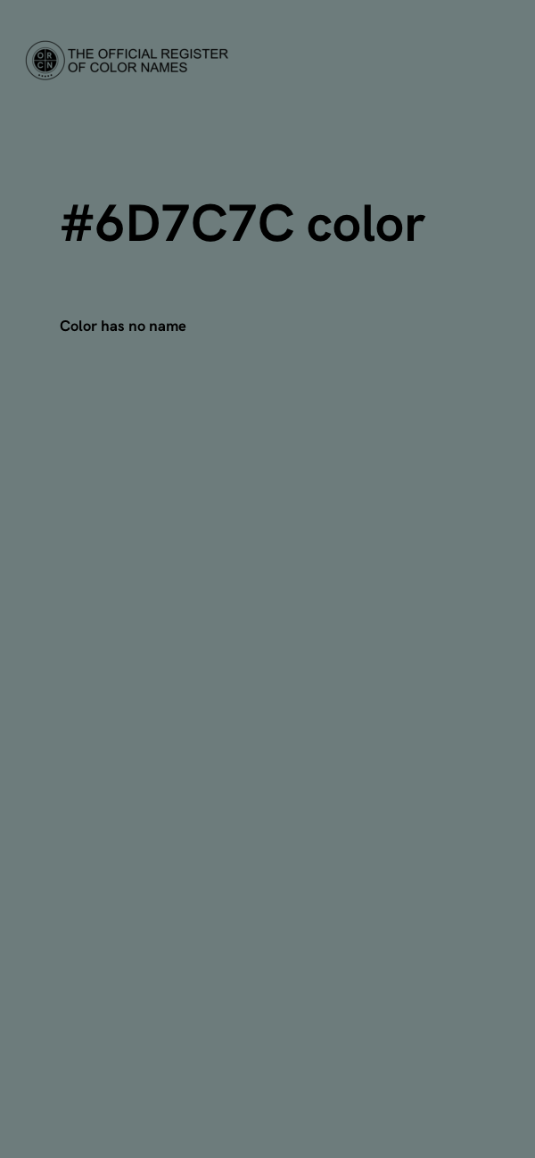 #6D7C7C color image