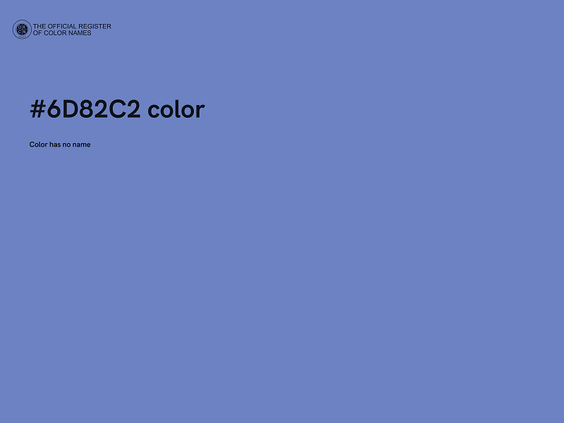 #6D82C2 color image