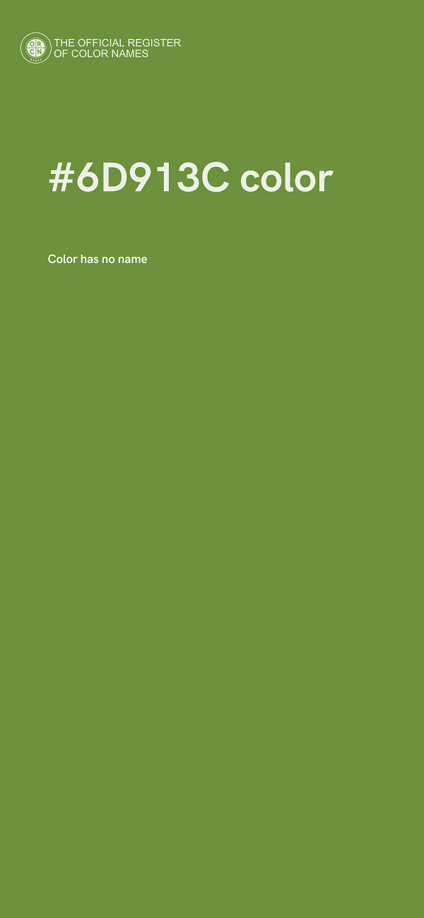 #6D913C color image