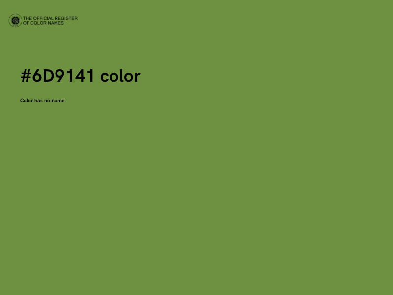 #6D9141 color image