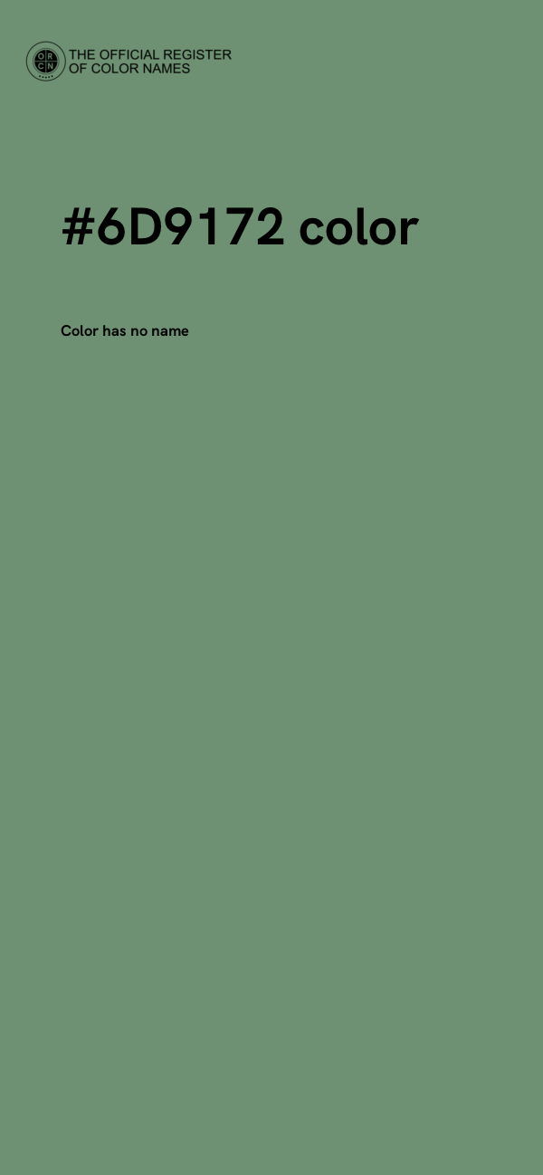 #6D9172 color image