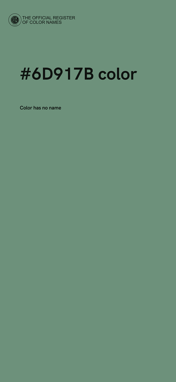 #6D917B color image
