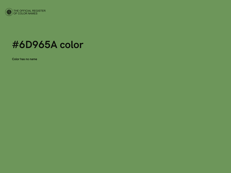 #6D965A color image