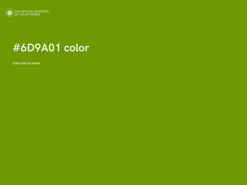 #6D9A01 color image