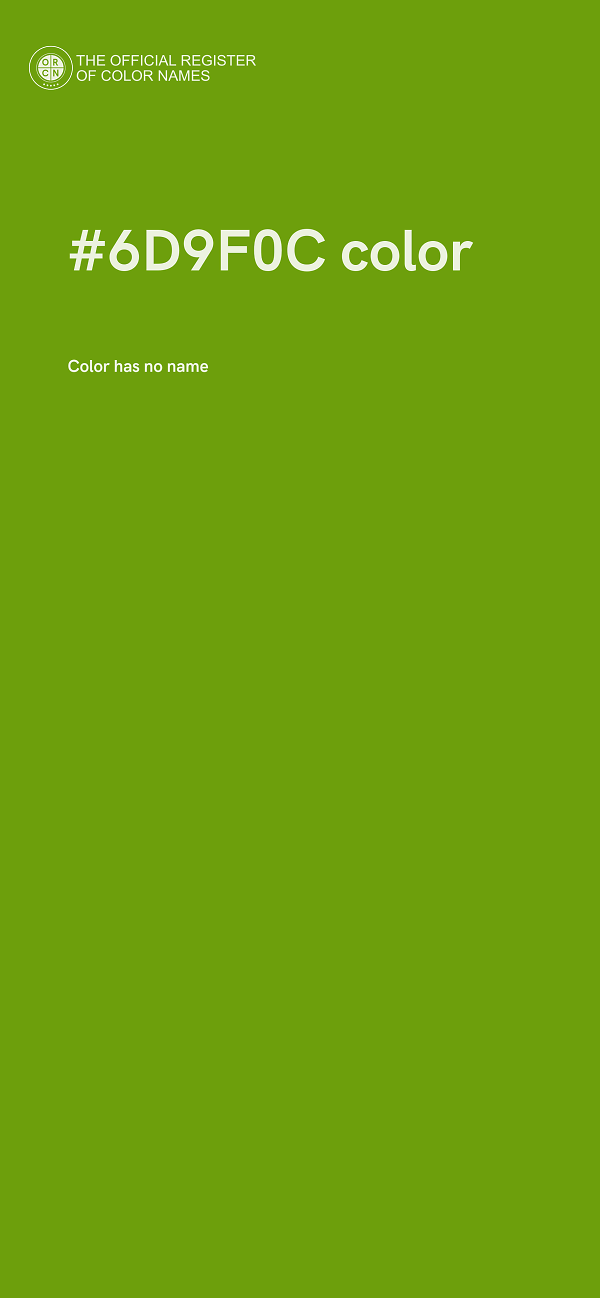 #6D9F0C color image