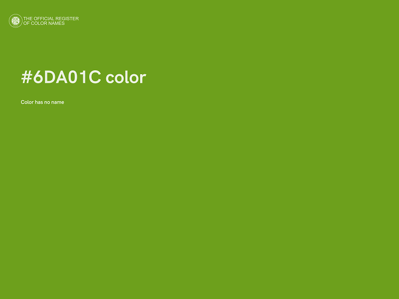 #6DA01C color image