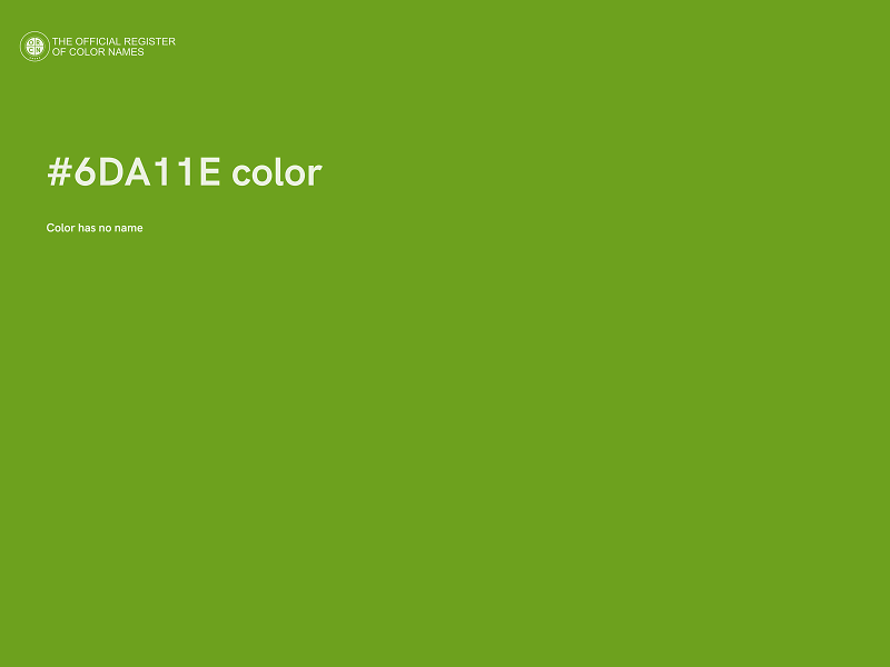 #6DA11E color image