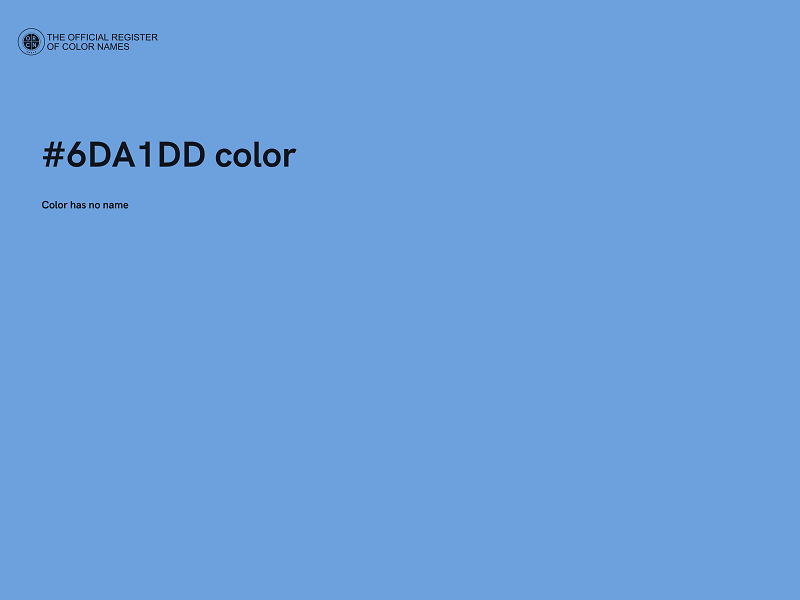 #6DA1DD color image