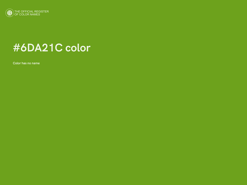 #6DA21C color image