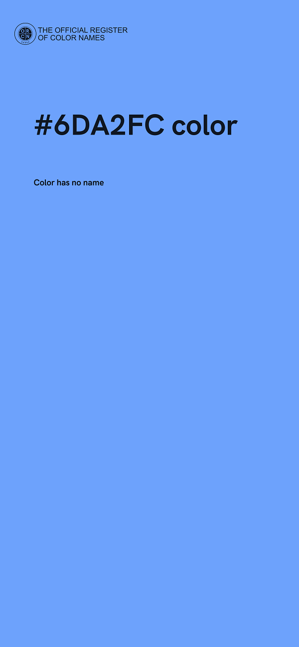 #6DA2FC color image
