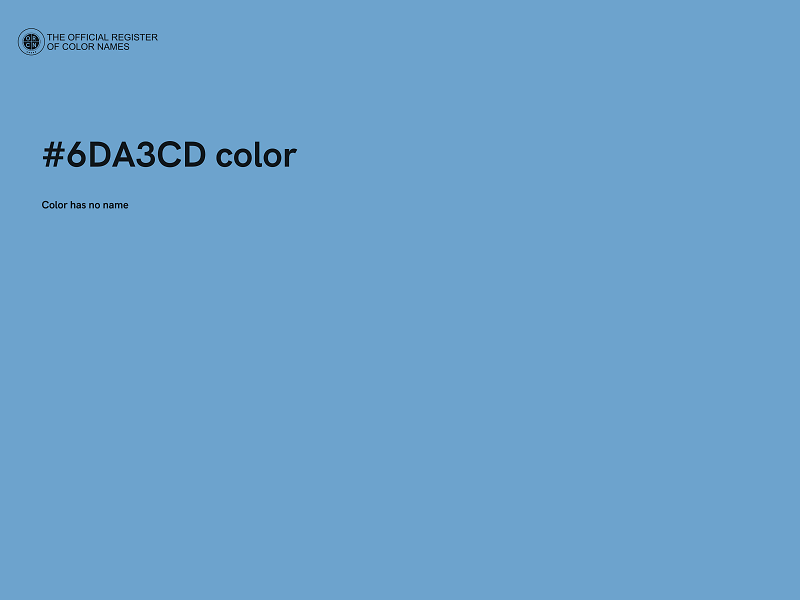 #6DA3CD color image