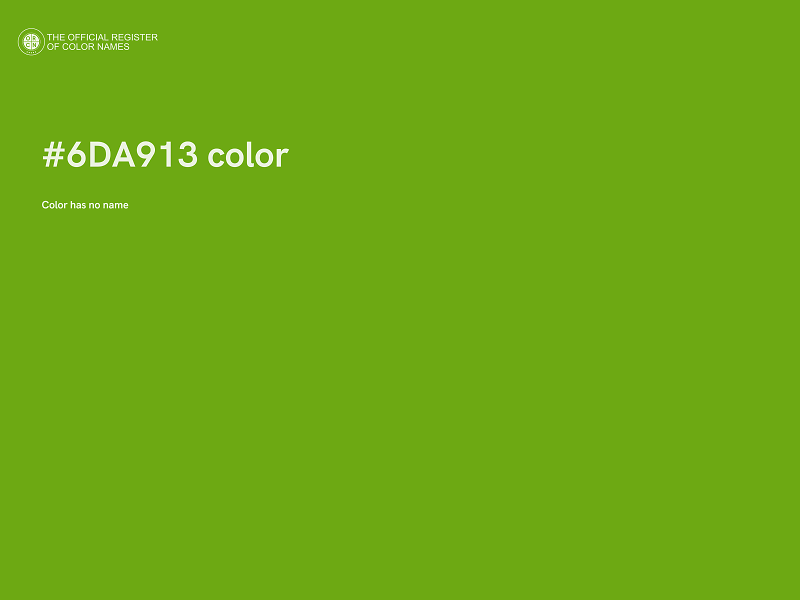 #6DA913 color image