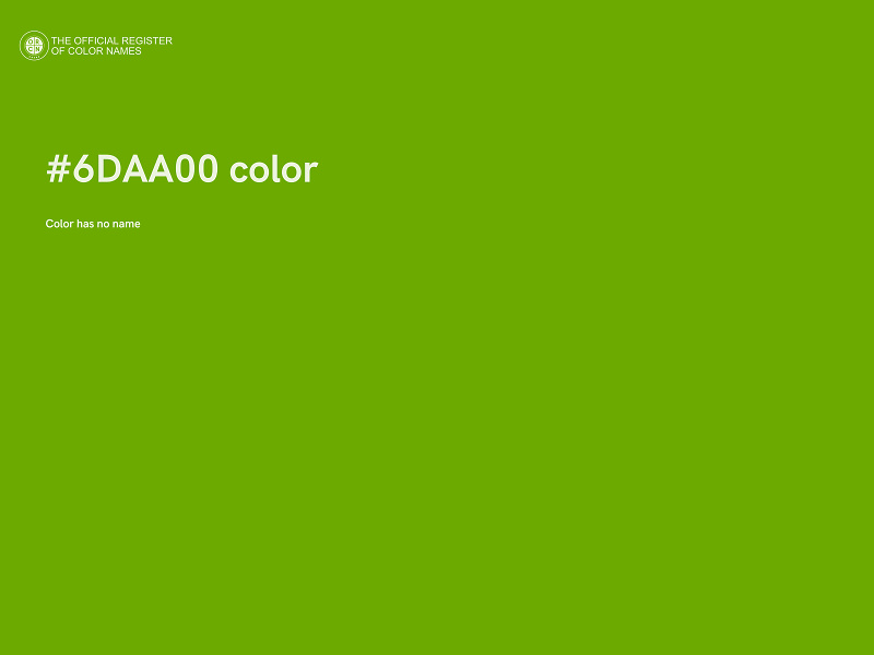 #6DAA00 color image