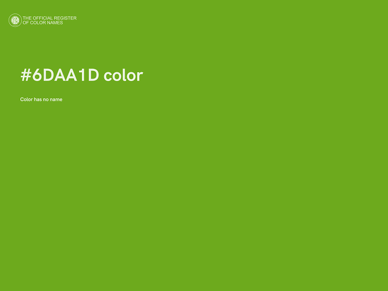 #6DAA1D color image