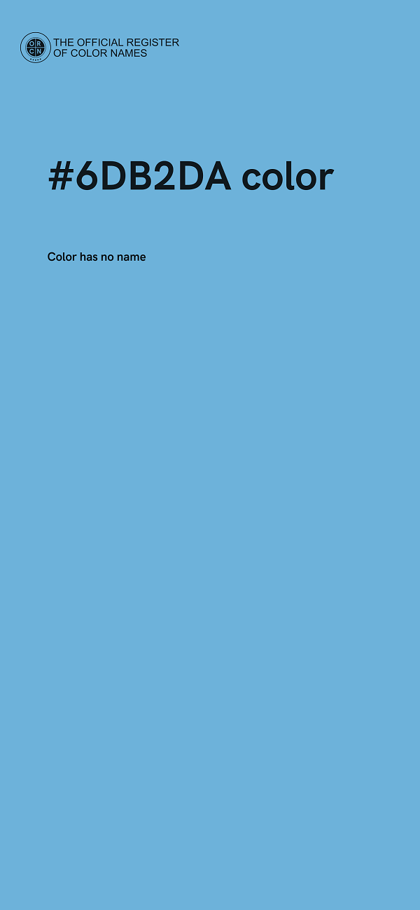 #6DB2DA color image
