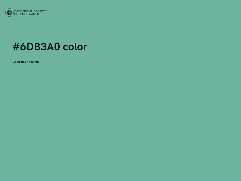 #6DB3A0 color image