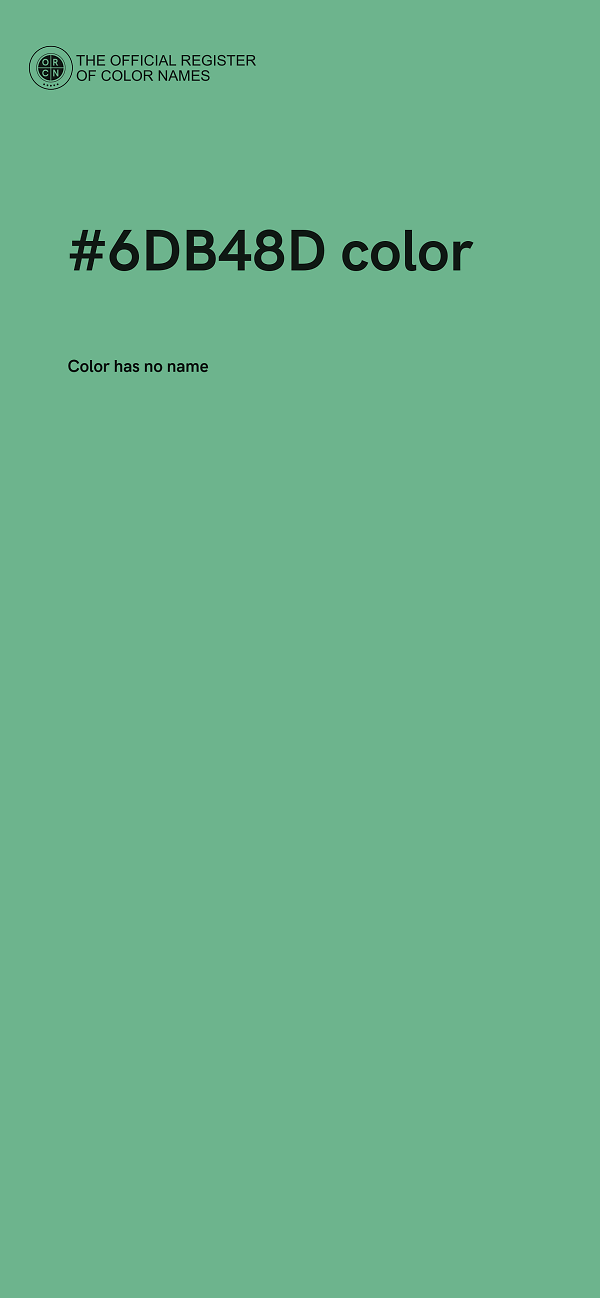 #6DB48D color image