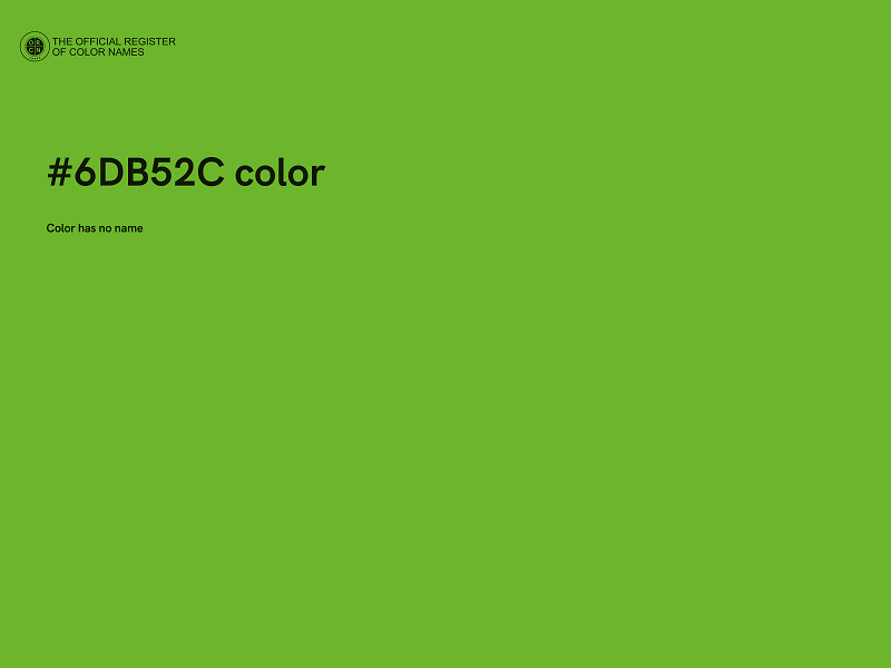 #6DB52C color image