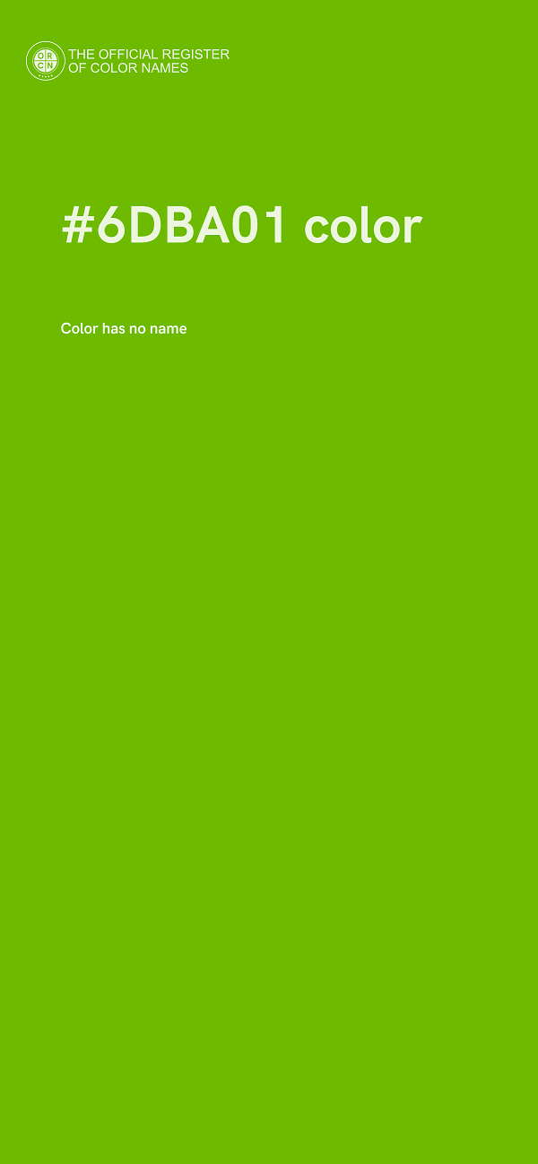 #6DBA01 color image