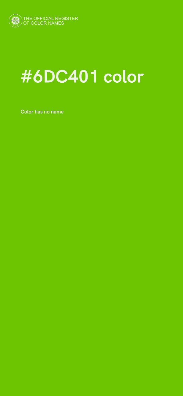 #6DC401 color image