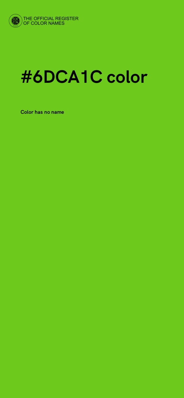 #6DCA1C color image