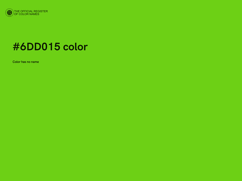 #6DD015 color image