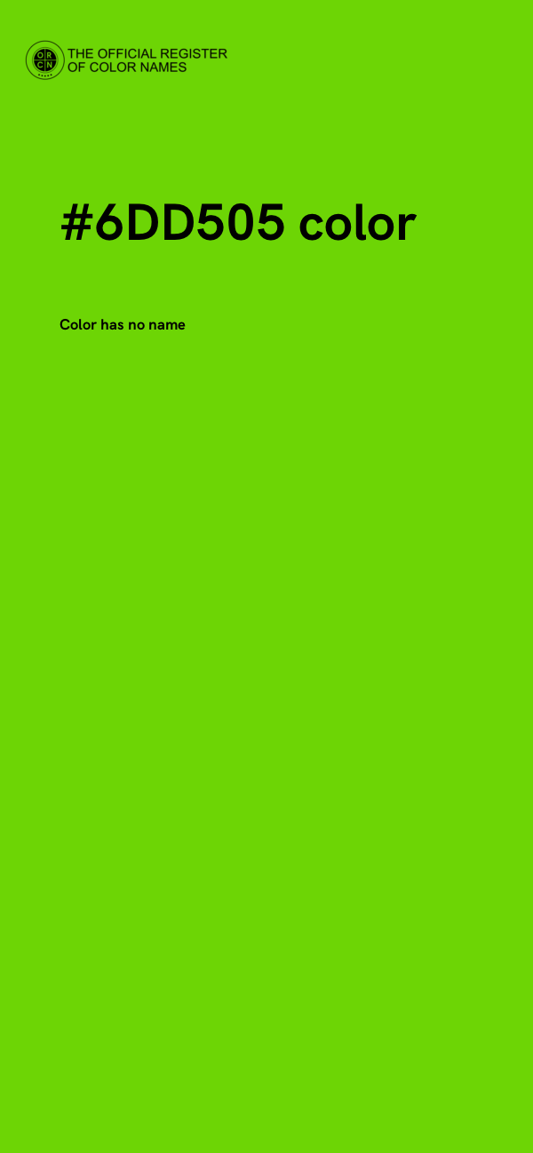 #6DD505 color image