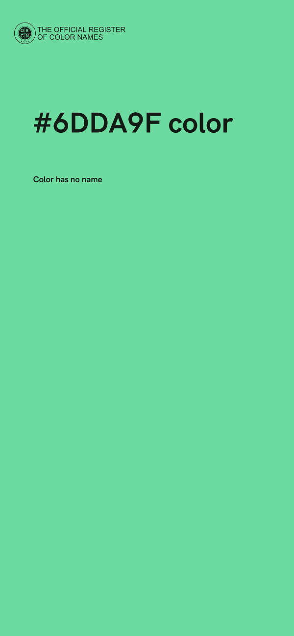 #6DDA9F color image