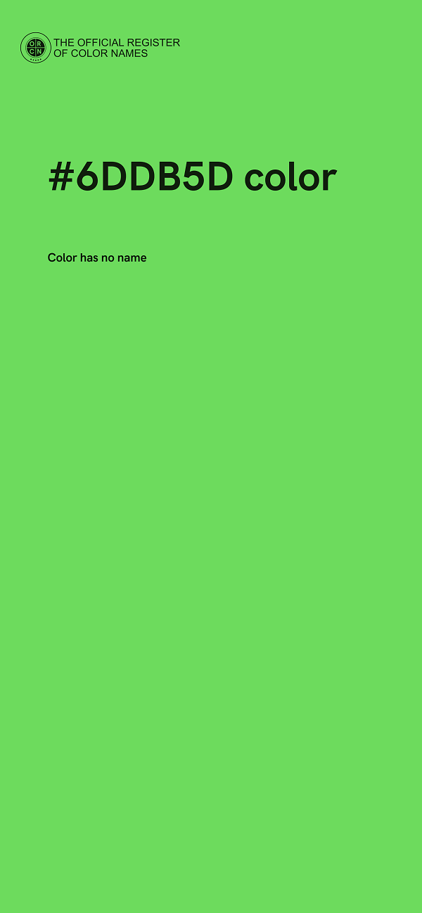 #6DDB5D color image