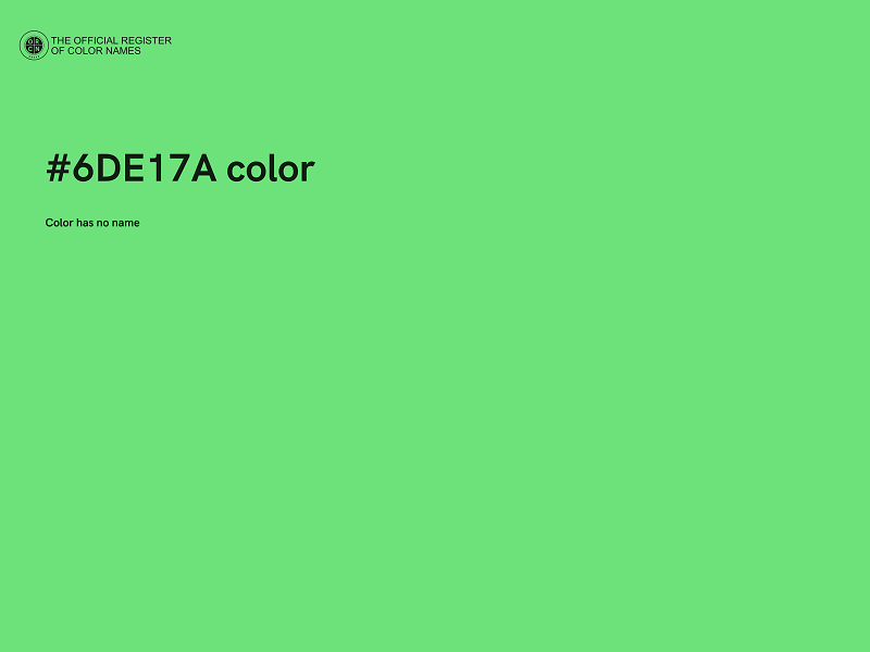 #6DE17A color image