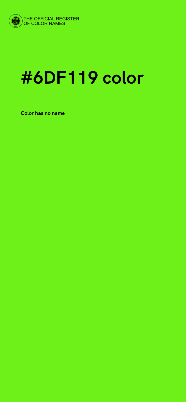 #6DF119 color image