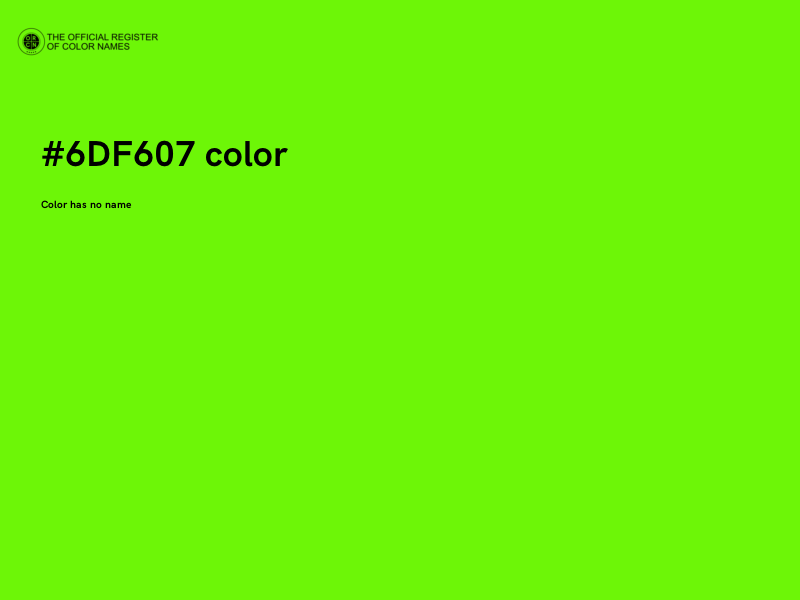 #6DF607 color image
