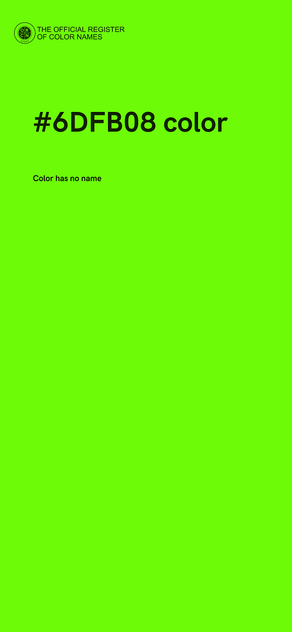 #6DFB08 color image