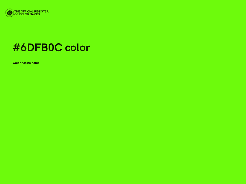 #6DFB0C color image