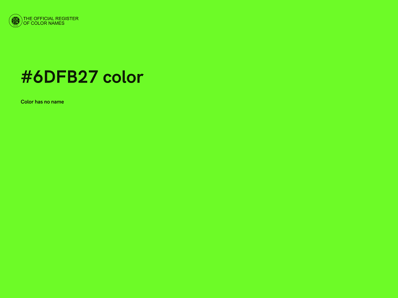 #6DFB27 color image