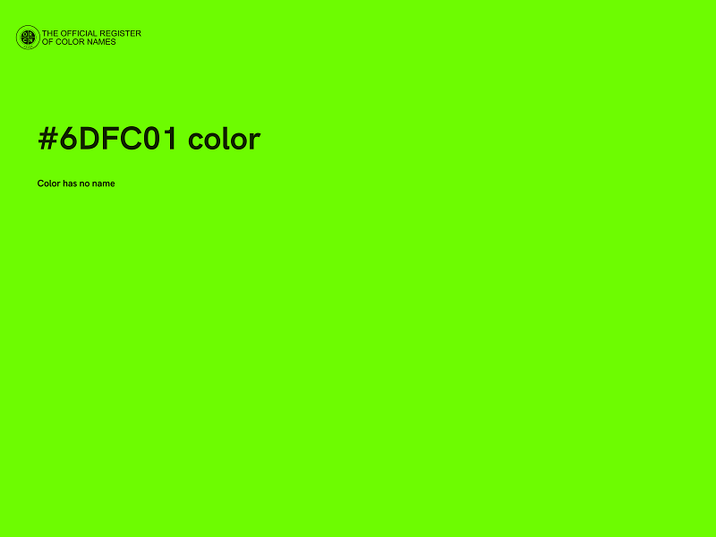 #6DFC01 color image