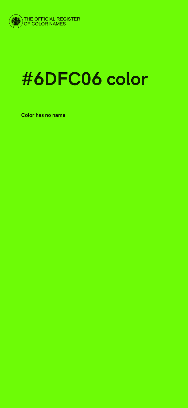 #6DFC06 color image