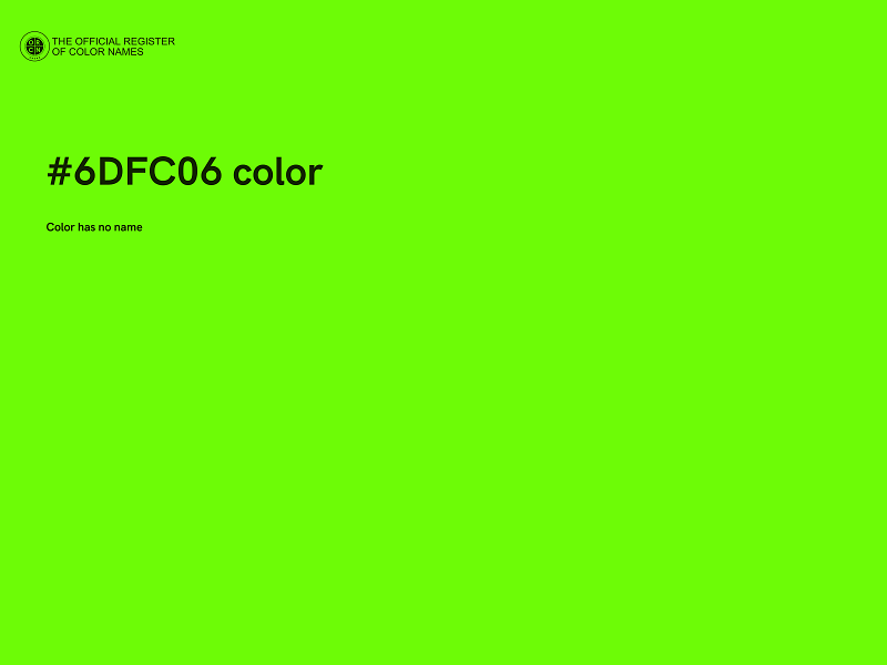 #6DFC06 color image
